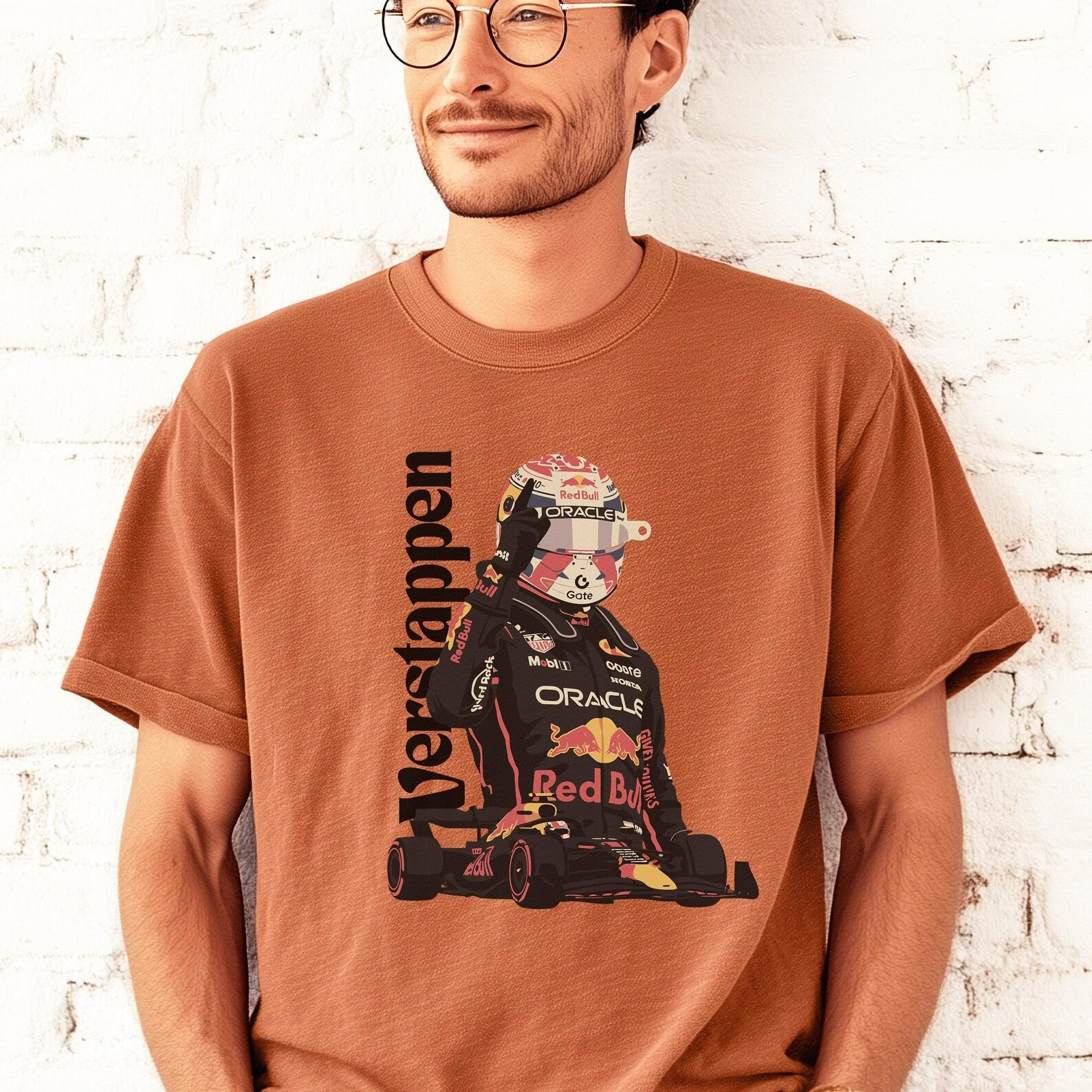 Max Verstappen Mad Max Graphic T-Shirt Red Bull Flying Dutchman F1 Racing Merch Best Gift For F1 Fans