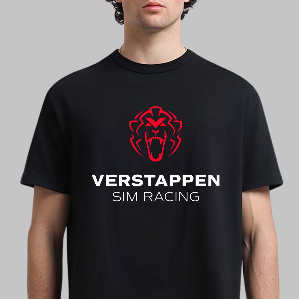 Max Verstappen Sim Racing Logo T-Shirt F1 Red Bull Team Merch Racing Fan Gift For Dad