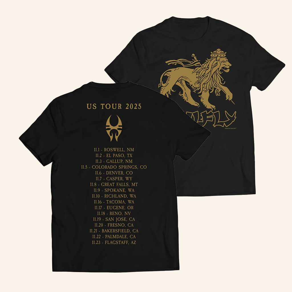 Maximum Cavalera Merch Soulfly 2025 US Tour Date Shirt Gifts For Music Lovers