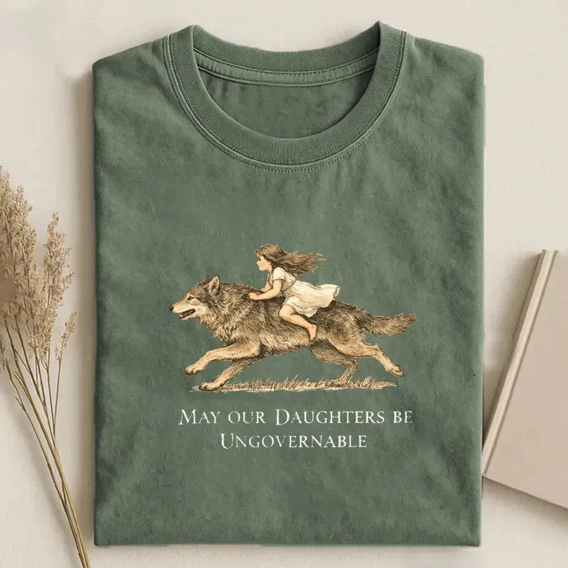 May Our Daughters Thrive T-Shirt Feminist Rights Graphic Tee Gift For Women