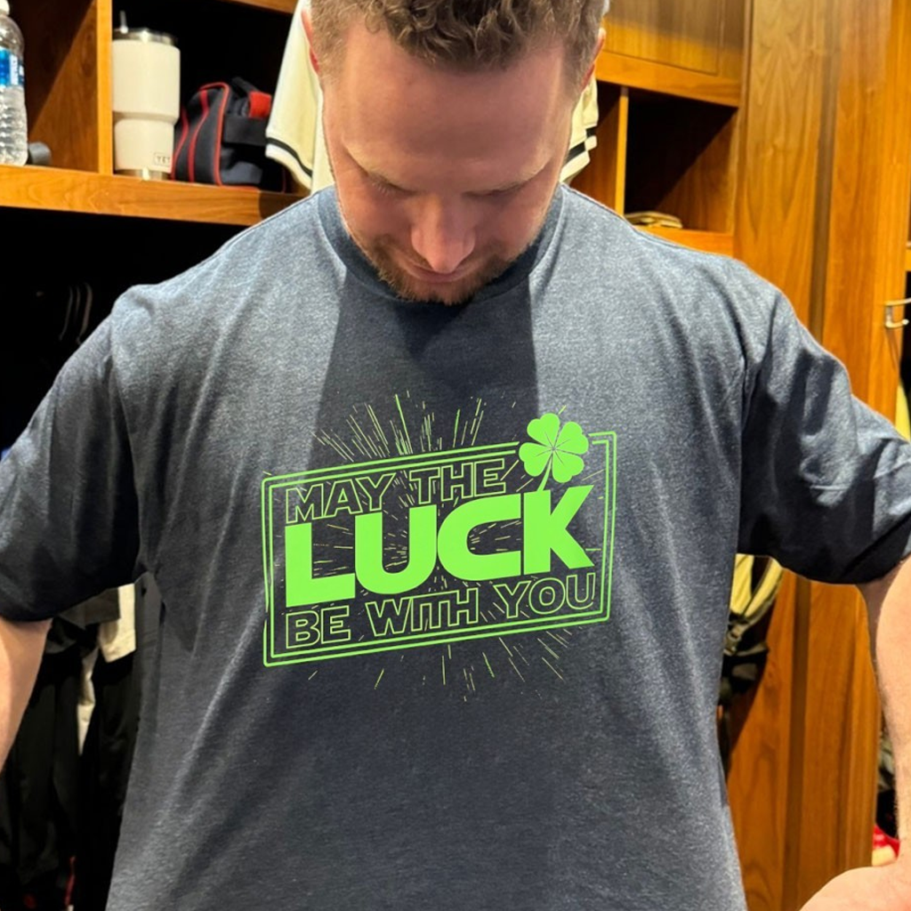 May The Luck Be With You Star Wars St Patrick's Day T-Shirt Birthday Presents For Brother