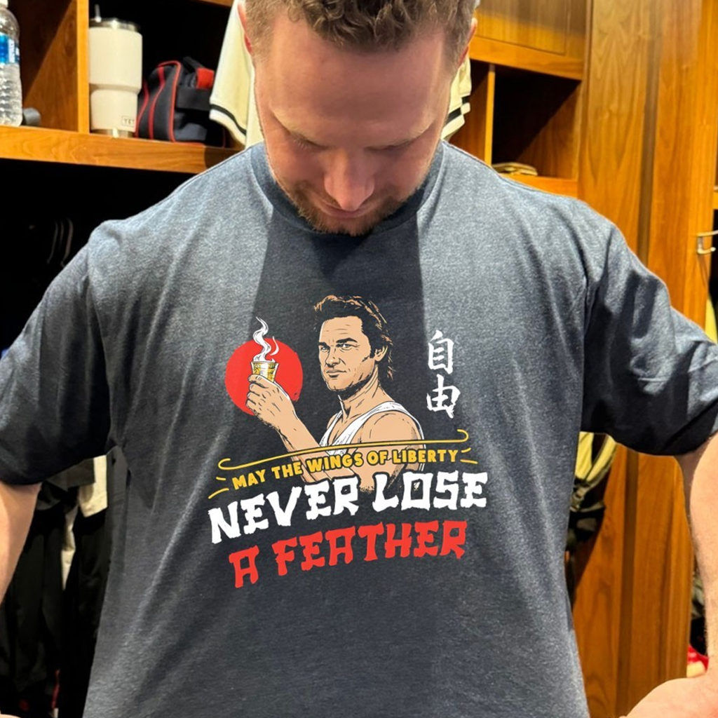 May The Wings Of Liberty Never Lose A Feather Shirt Birthday Present For Father