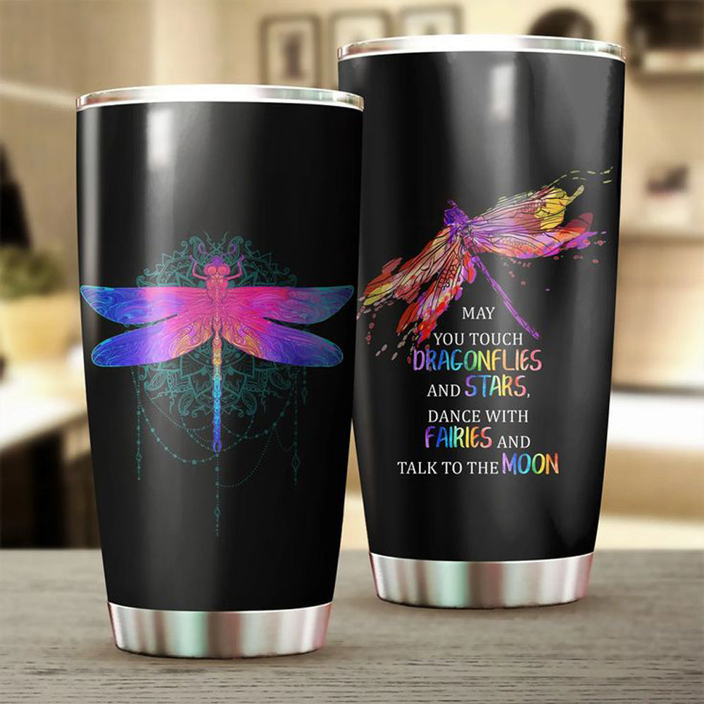 May You Touch Dragonflies And Stars Tumbler LGBT Pride Gifts For Friends May You Touch Dragonflies And Stars Tumbler LGBT Pride Gifts For Friends