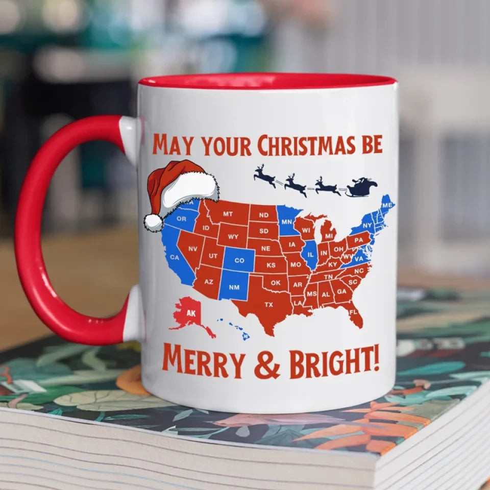 May Your Christmas Be Merry And Bright Rump 47 Mug 2024 Election Results Make America Red Again May Your Christmas Be Merry And Bright Rump 47 Mug 2024 Election Results Make America Red Again