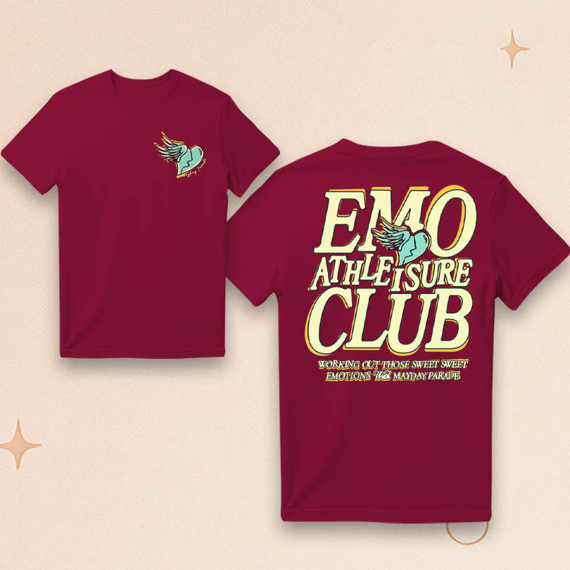 Mayday Parade Merch Emo Athleisure Club T-Shirt Gifts For Rock Music Lovers