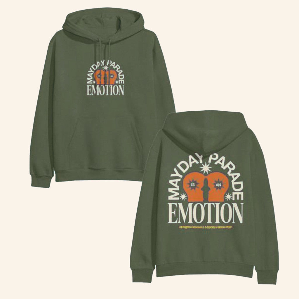 Mayday Parade Merch Emotion Cypress Green Hoodie Gifts For Her Mayday Parade Merch Emotion Cypress Green Hoodie Gifts For Her