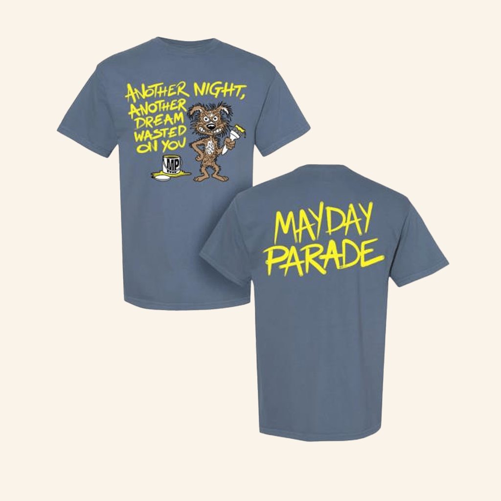 Mayday Parade Merch Graffiti Dog T-Shirt Presents For Boyfriend