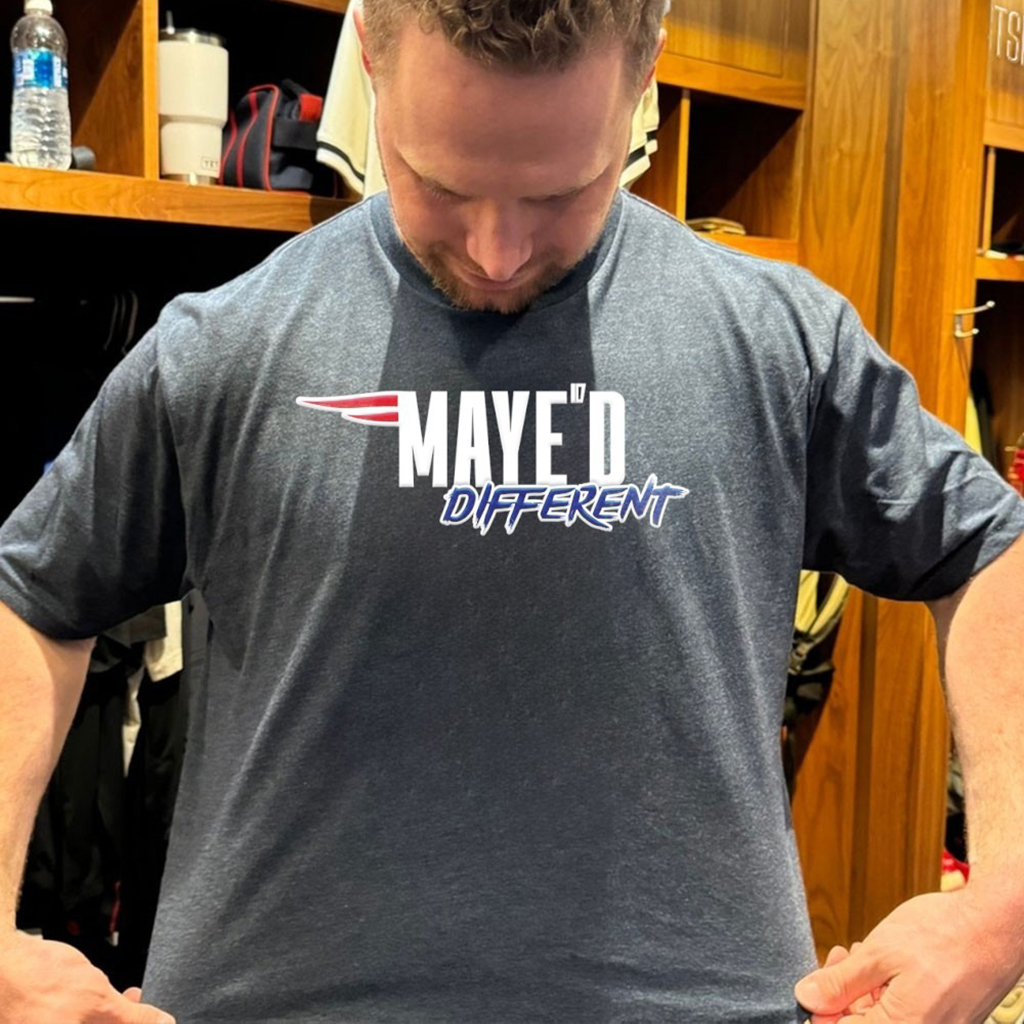 Mayed Different Drake Maye Nfl New England Patriots Football T Shirt
