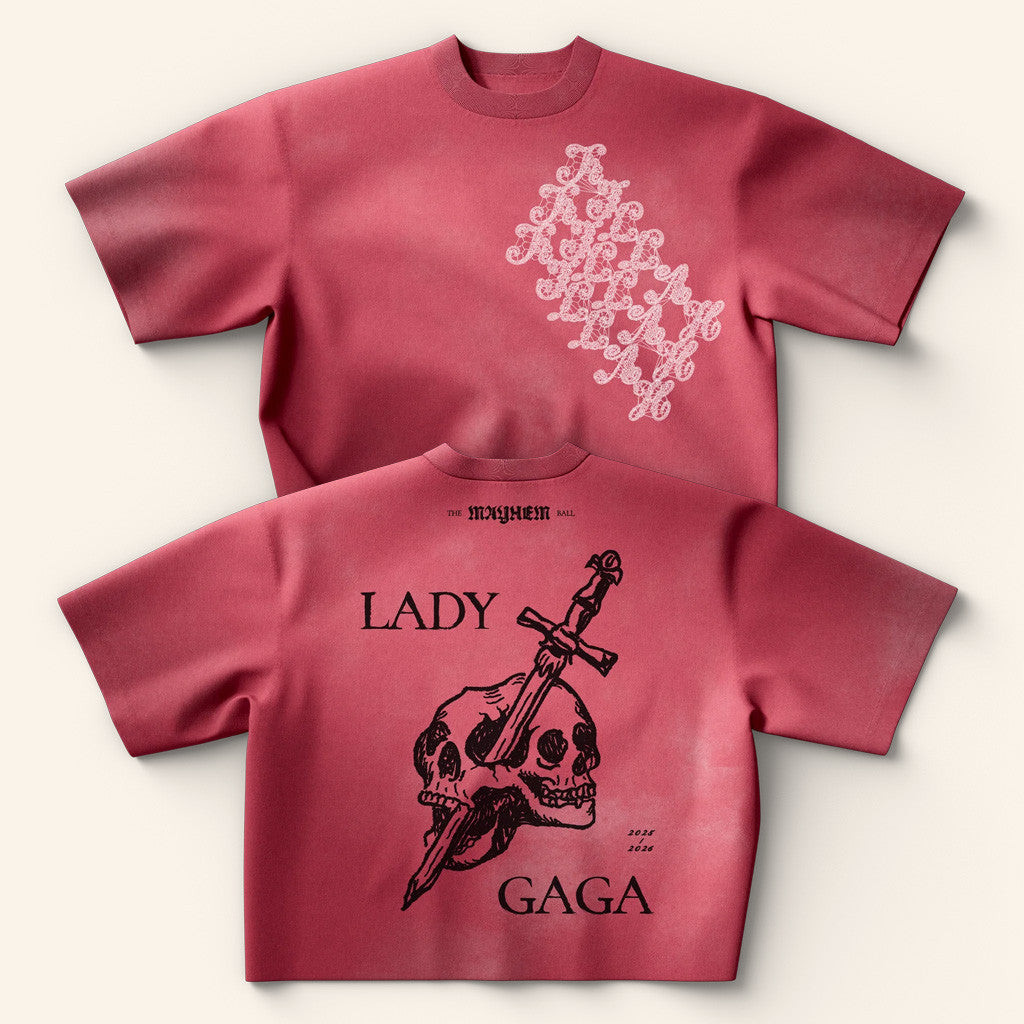 Mayhem Ball Merch Skull Lady Gaga Cropped T-Shirt Gifts For Girlfriend Mayhem Ball Merch Skull Lady Gaga Cropped T-Shirt Gifts For Girlfriend
