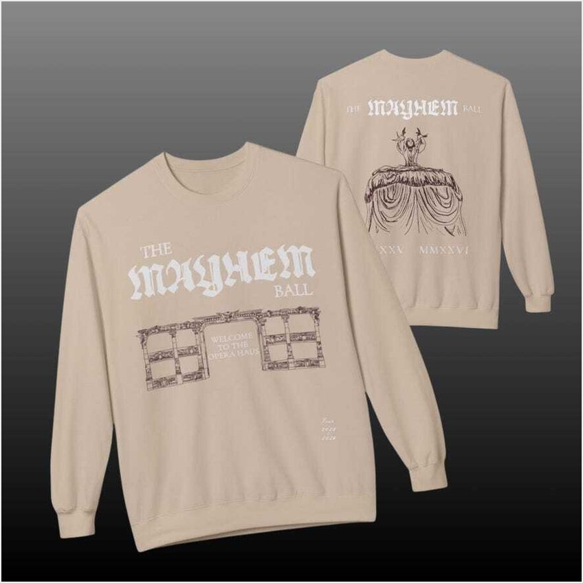 Mayhem Ball Opera Haus Crewneck Sweatshirt Gifts For Brother Trendy Merch Mayhem Ball Opera Haus Crewneck Sweatshirt Gifts For Brother Trendy Merch
