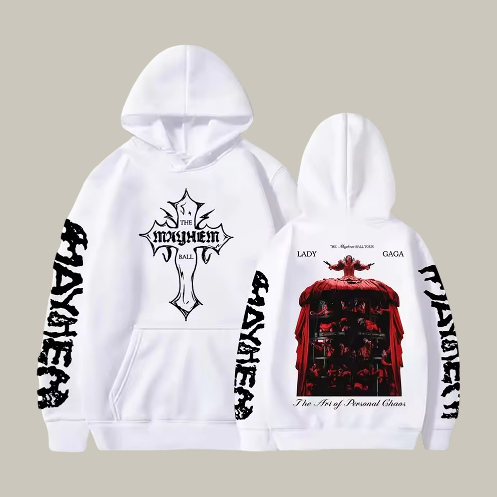 Mayhem Ball Tour The Art Of Personal Chaos Hoodie Mayhem Ball Tour Lady Gaga Apparel Fan Gift