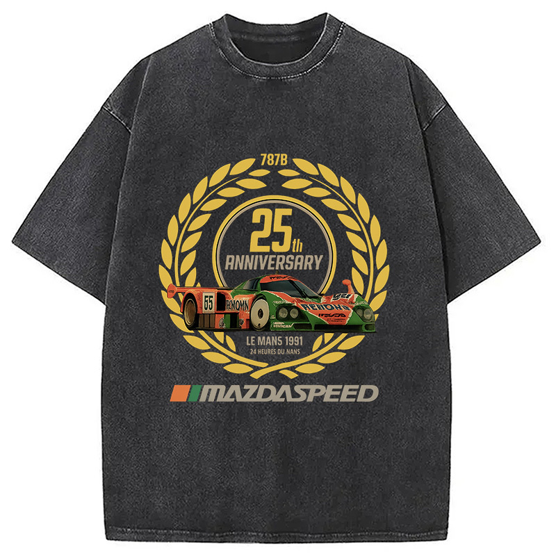 Mazda 787B Japanese Washed T-Shirt Funny Aesthetic Trendy Apparel Gifts For Besties