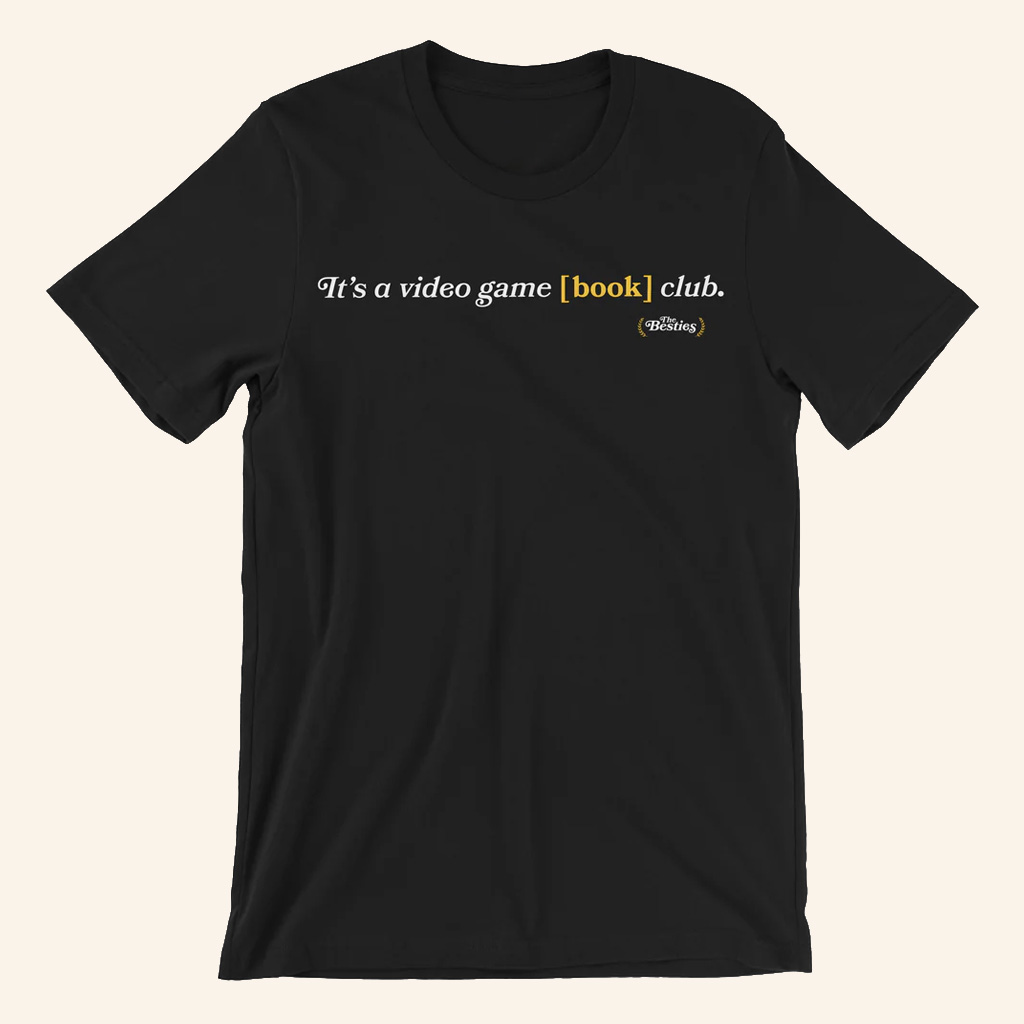Mcelroy Merch Besties It_s A Video Game Book Club Shirt Xmas Gifts For Him