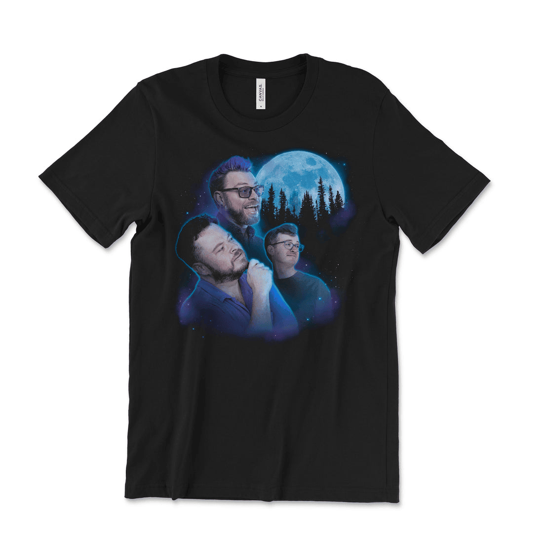McElroy Merch T-Shirt McElroy Family 3 Brothers Moon Shirt Birthday Gift for Husband