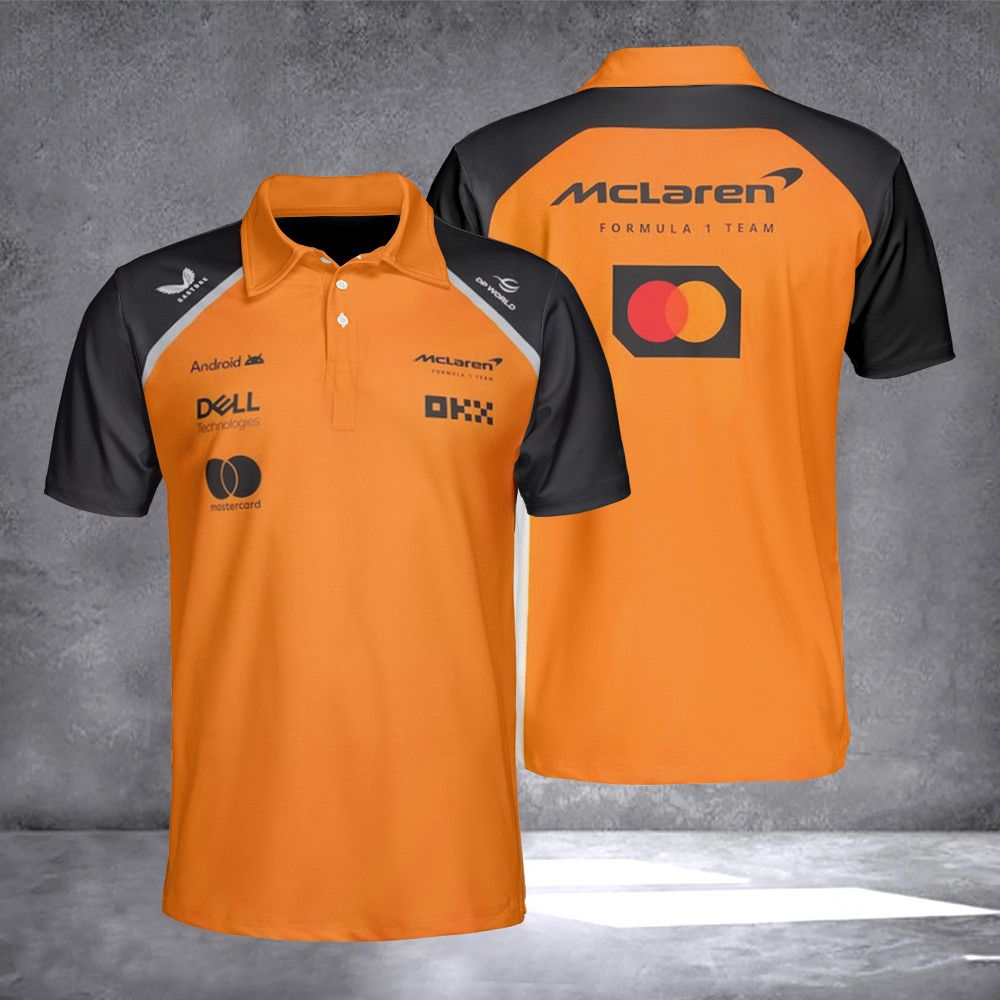 McLaren 2025 Formula 1 Team F1 Racing Polo Gifts For Rider Enthusiasts