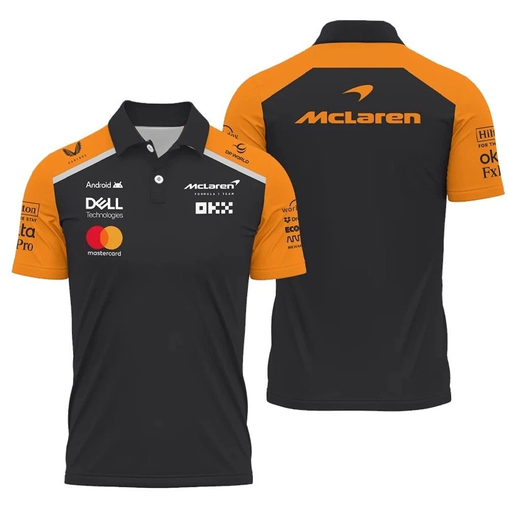McLaren Formula 1 Logo Polo Shirt Gifts For Racing Lovers