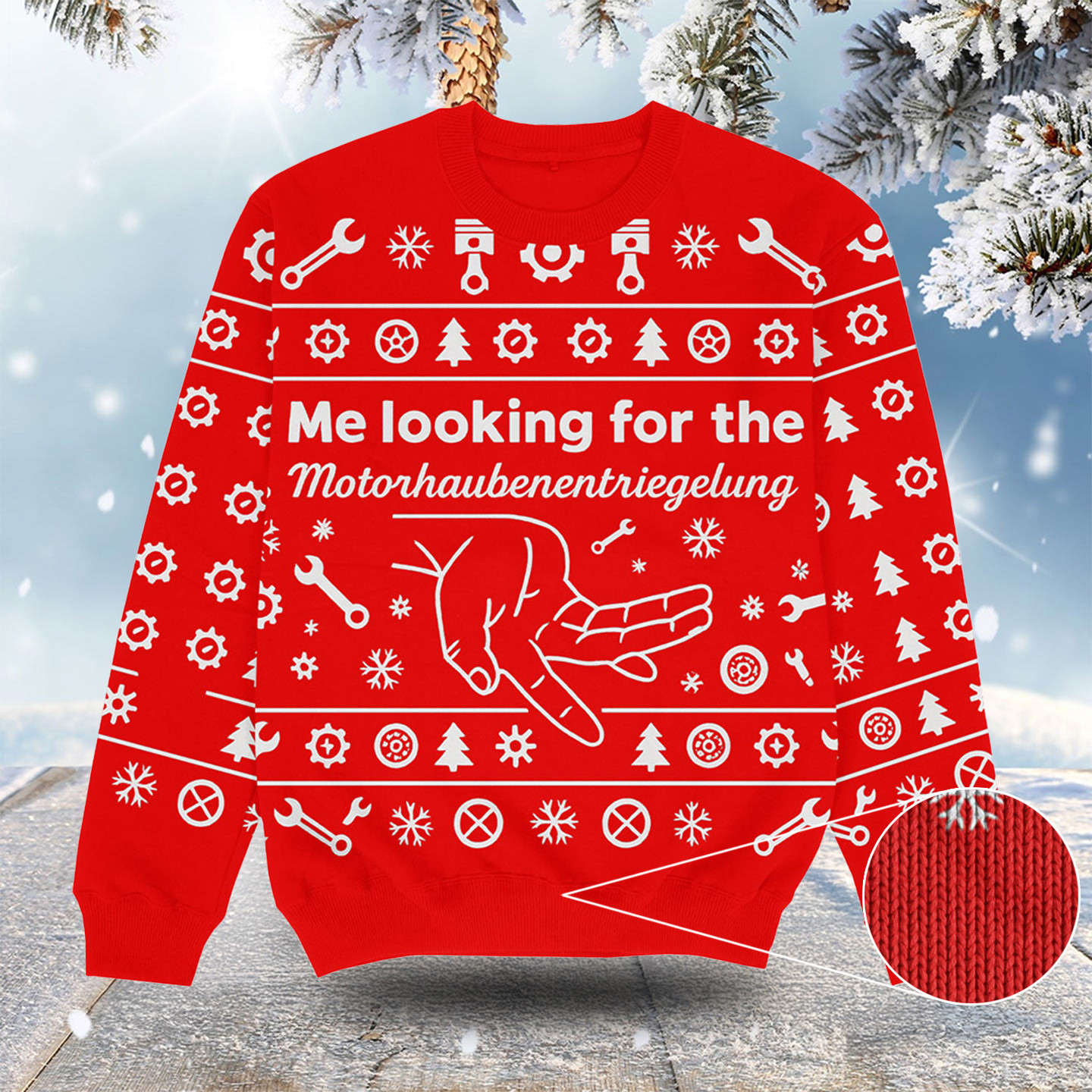 Me Looking For The Motorhaubenentriegelung Christmas Ugly Sweater Gift Ideas For Older Brother