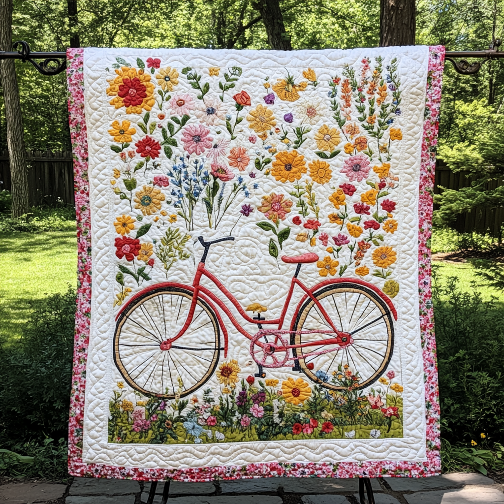 Meadow Cruiser Quilted Blanket Gift Ideas For Bike Riders