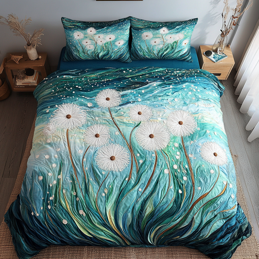 Meadow Dream Quilted Bedding Set Bedroom Decorations Best Lavender Gifts