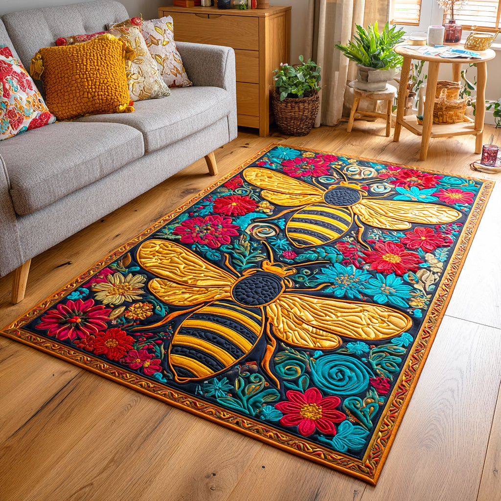 Meadow Glow Area Rug Home Decor Items Bee Themed Gifts