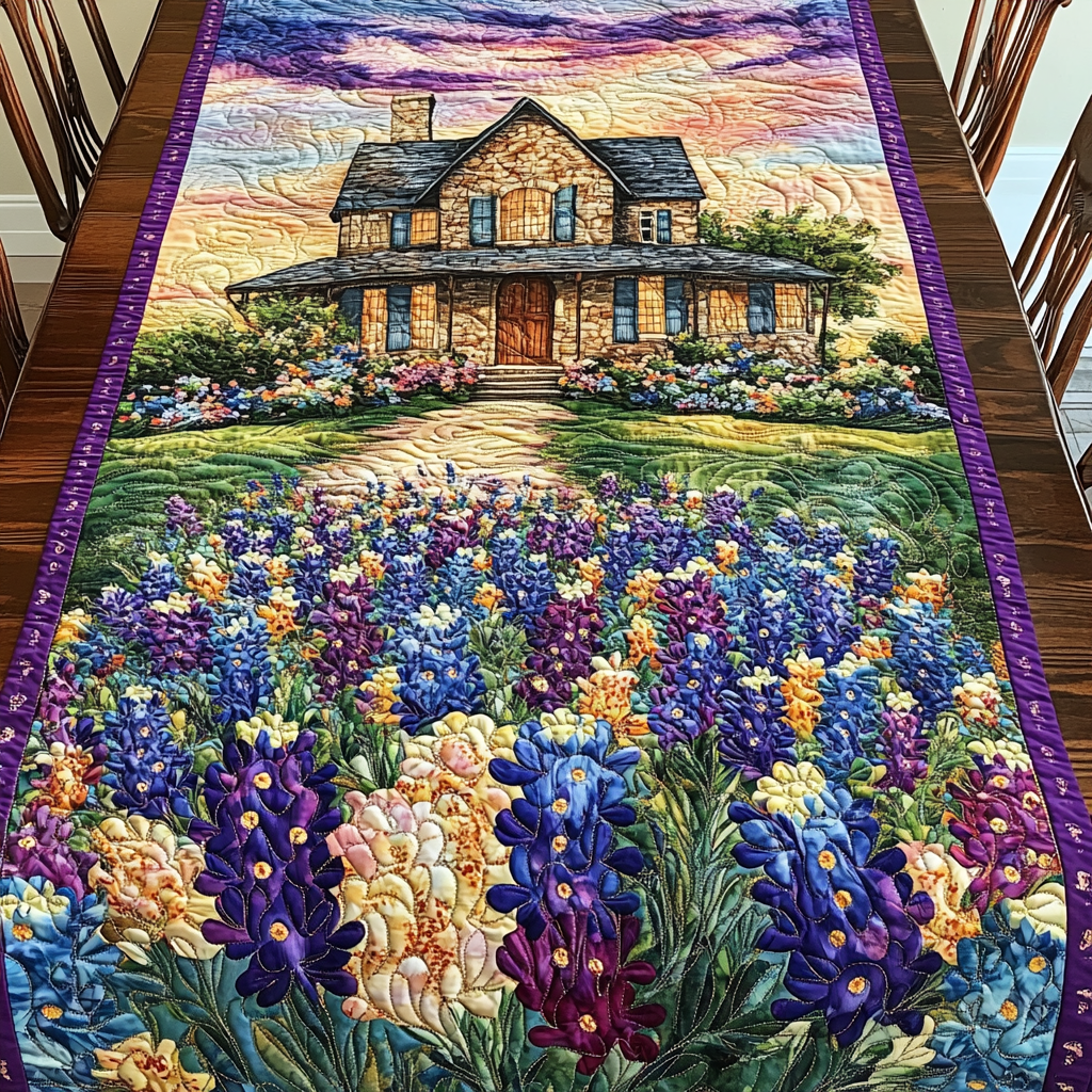 Meadow Grace Quilted Table Runner Dining Table Decor Ideas Texas Gifts To Send