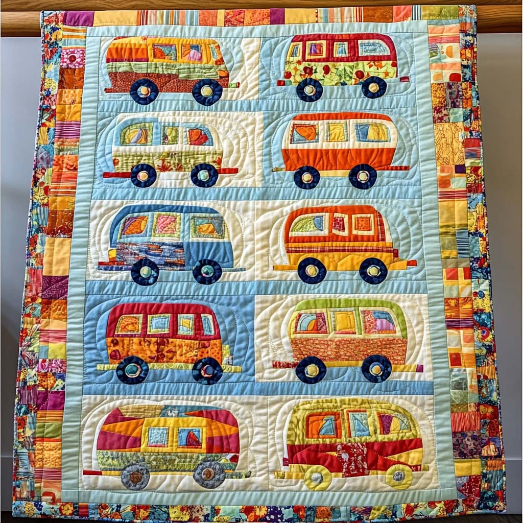 Meadow Hideaway Quilted Blanket Camping Gifts For Couples