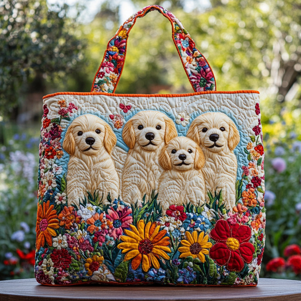 Meadow Joy Quilted Tote Bag Gifts Pet Lovers