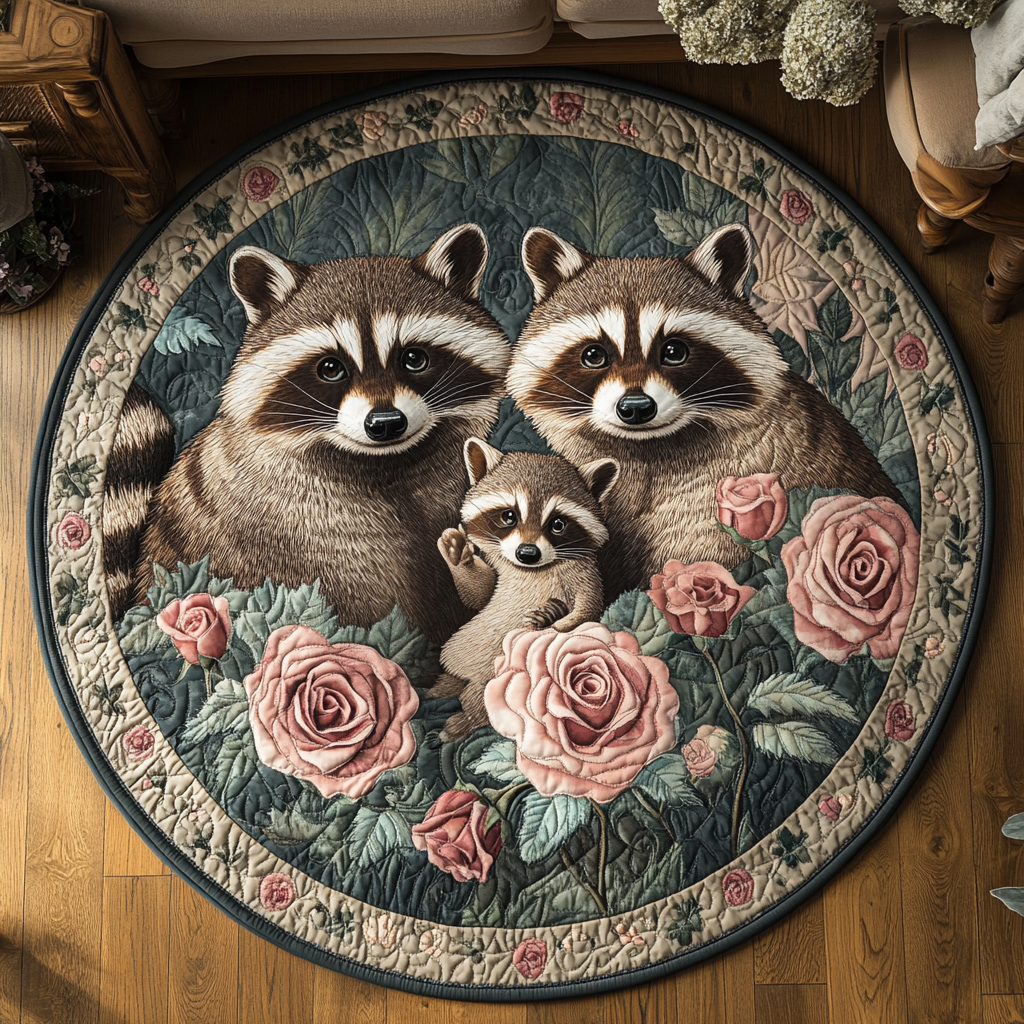 Meadow Quilted Round Mat Entryway Rug Ideas Small Christmas Tree Skirt