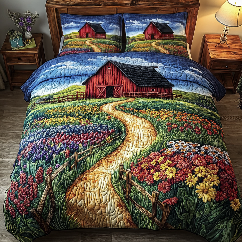 Meadow Trail Quilted Bedding Set Farmhouse Home Decor Ideas Christmas Ideas 2025