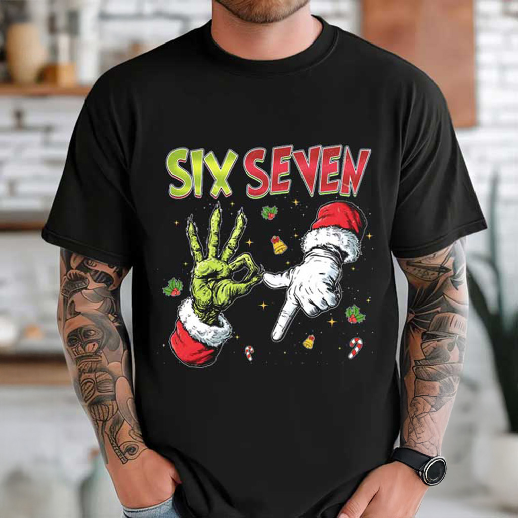 Mean Guy Funny Six Seven Meme Christmas T-Shirt Xmas Gifts For Dad Mean Guy Funny Six Seven Meme Christmas T-Shirt Xmas Gifts For Dad