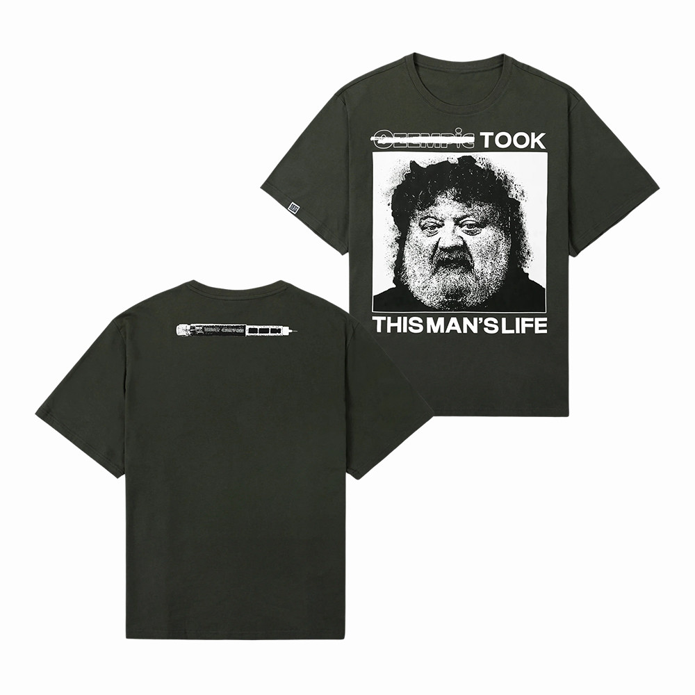 Meat Canyon O Negative T-Shirt Ozempic Took This Man's Life Shirt Meat Canyon Fan Gift