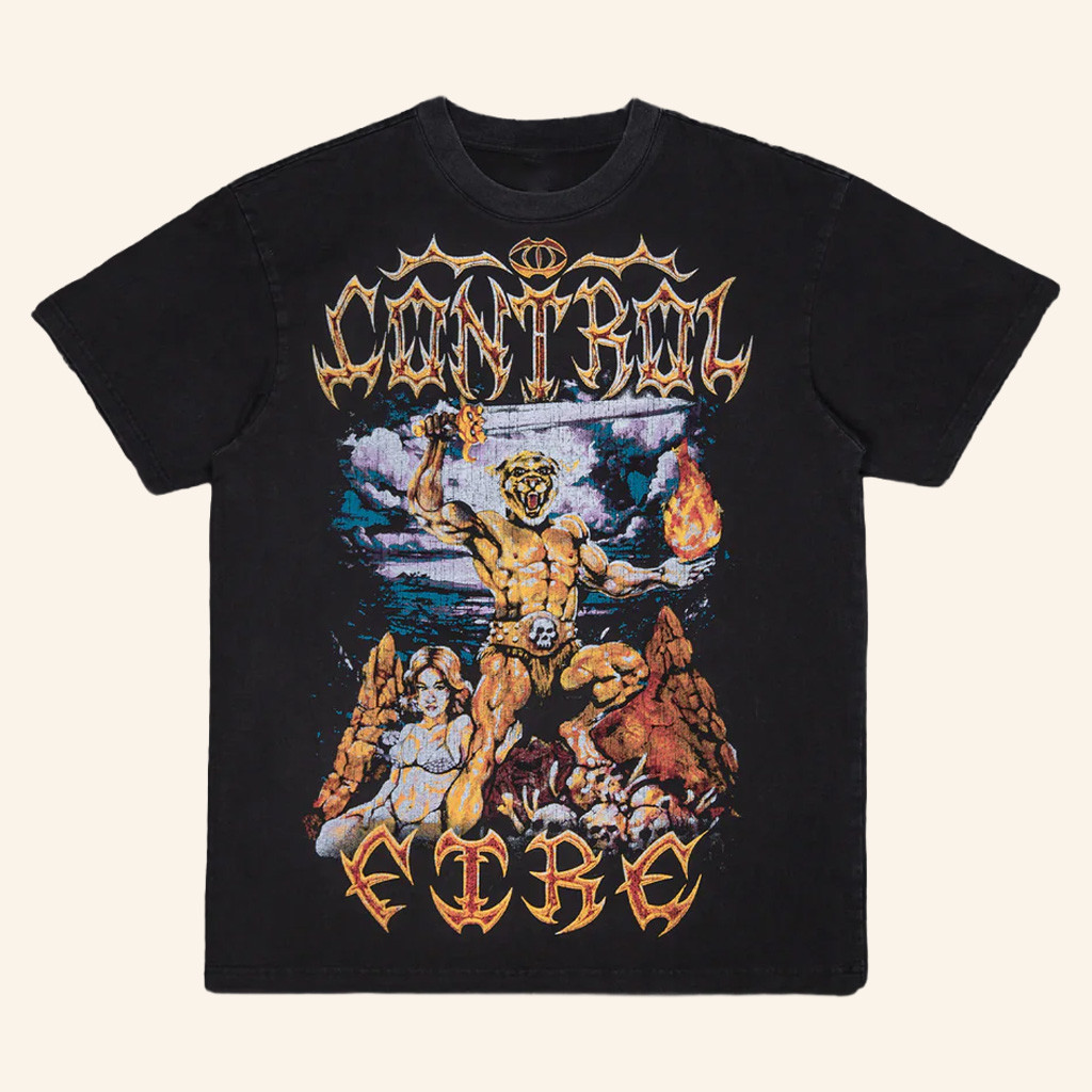 MeatCanyon Merch I Control Fire T-Shirt Christmas Presents For Him