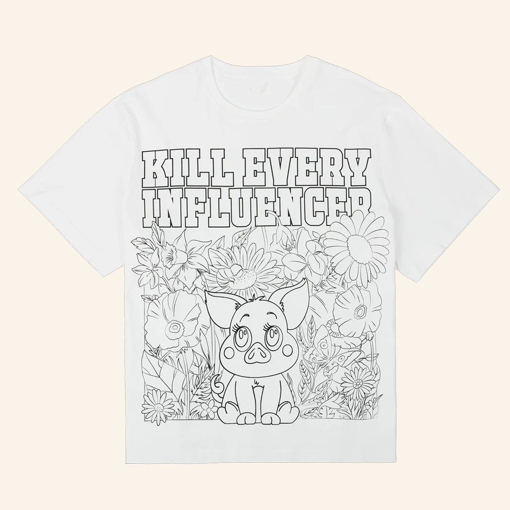 MeatCanyon Merch Kill Every Influencer Coloring  Book T-Shirt Unique Gifts For Friends