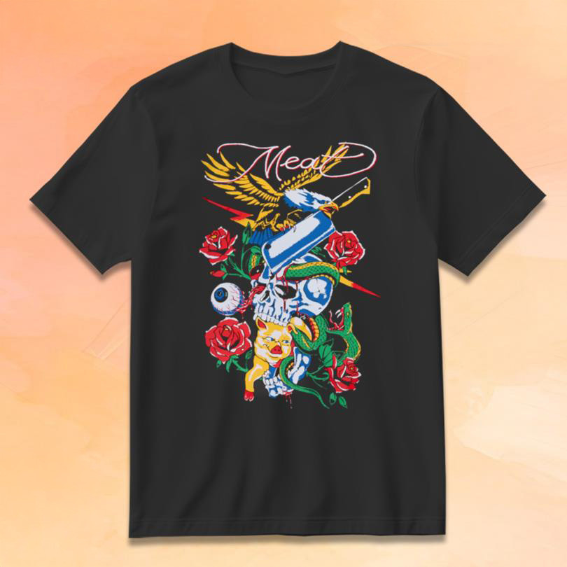 MeatCanyon Merch Papa Meat T-Shirt Unique Birthday Gift For Husband