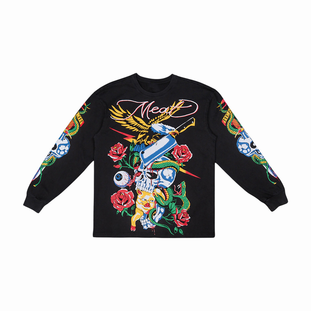 Meaty Hardy Meat Canyon Long Sleeve Shirt Meat Canyon Apparel Streetwear Gift For Husband