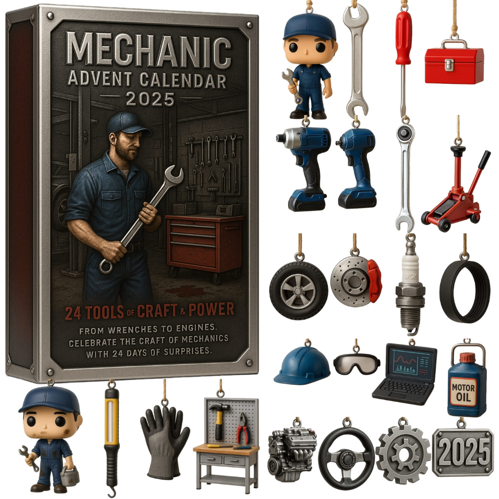 Mechanic Advent Calendar 2025 Xmas Calendar Countdown Christmas Presents For Mechanic