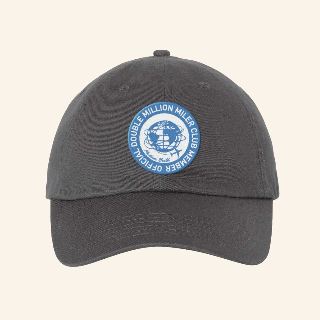 Medium Build Merch Embroidered Double Million Miler Club Member Hat Gifts For Husband Medium Build Merch Embroidered Double Million Miler Club Member Hat Gifts For Husband