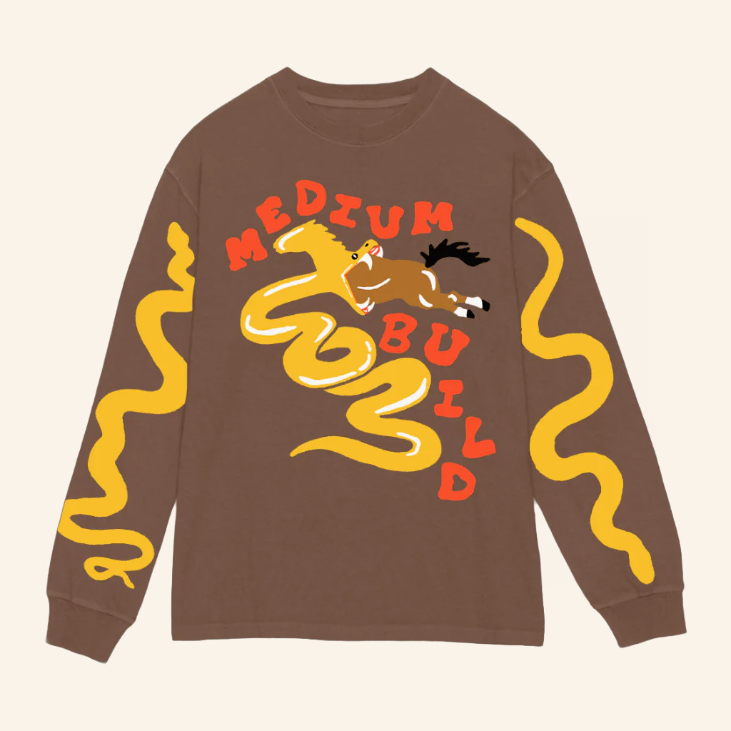 Medium Build Music Merch Maybe I'm A Snake Long Sleeve T-Shirt Birthday Gift For Friends