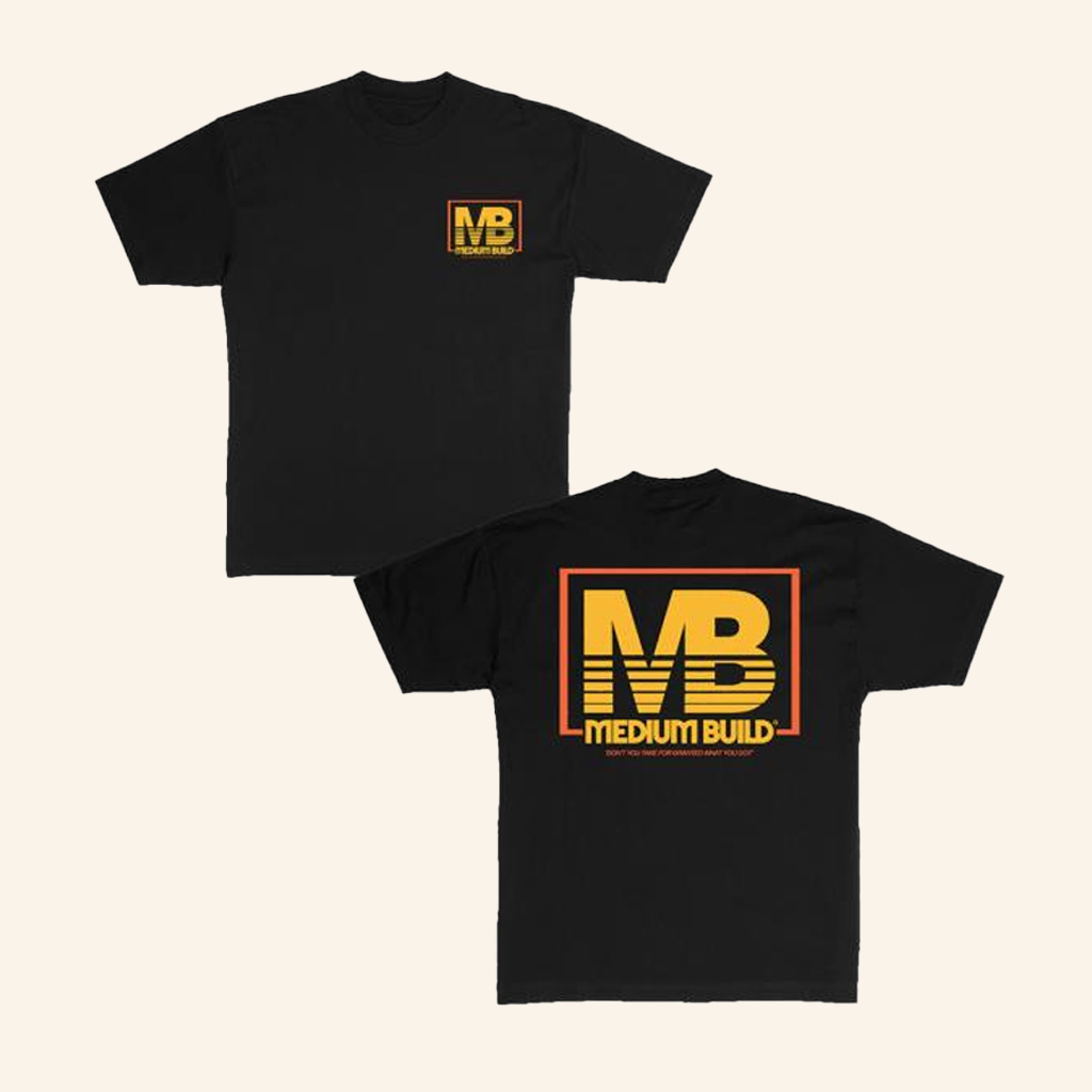 Medium Build Music Merch Medium Build T-Shirt Gifts For Music Fans
