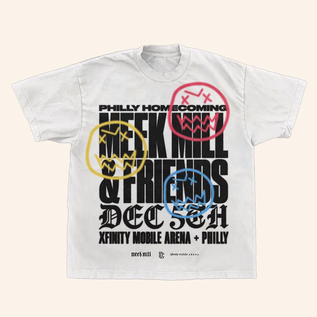 Meek Mill Merch Philly Homecoming T-Shirt Meek Mill And Friends Shirt Gifts For Rap Lovers Meek Mill Merch Philly Homecoming T-Shirt Meek Mill And Friends Shirt Gifts For Rap Lovers
