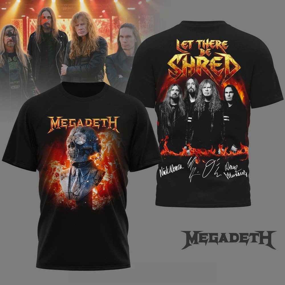 Megadeth Let There Be Shred T-Shirt Megadeth Merch Best Gifts For Band Fans