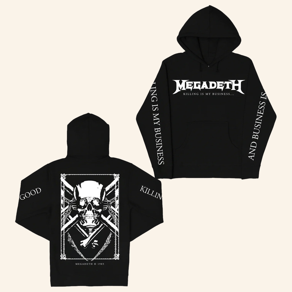 Megadeth Merch Killing Is My Business Hoodie Best Gifts For Music Lovers Megadeth Merch Killing Is My Business Hoodie Best Gifts For Music Lovers