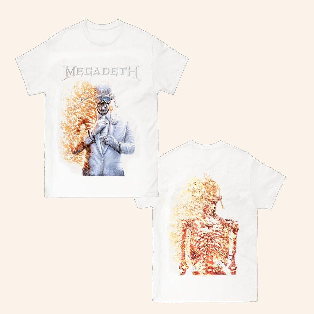 Megadeth Merch Megadeth Flame Vic T- Shirt Gift Ideas For Music Lovers Megadeth Merch Megadeth Flame Vic T- Shirt Gift Ideas For Music Lovers