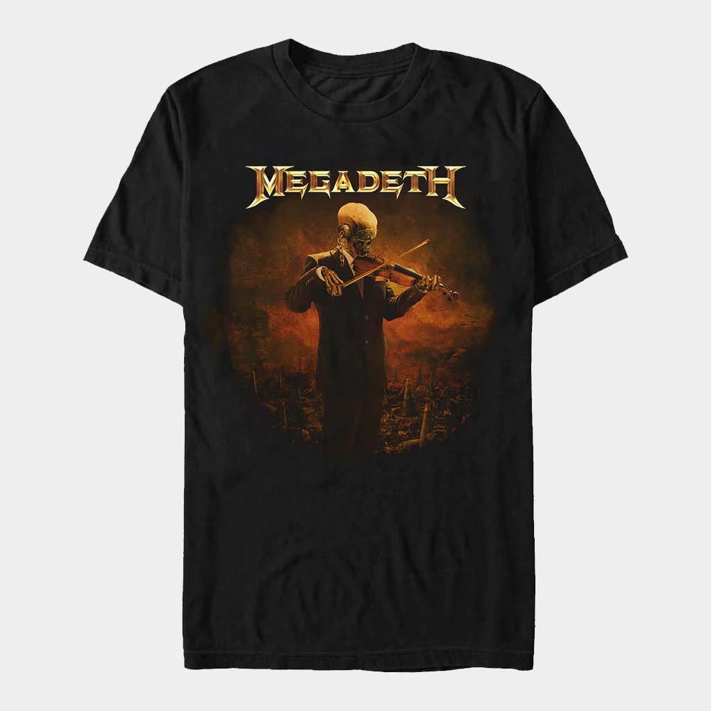 Megadeth Merch Violinist T-Shirt Megadeth Shirt Gift Ideas For Music Lovers