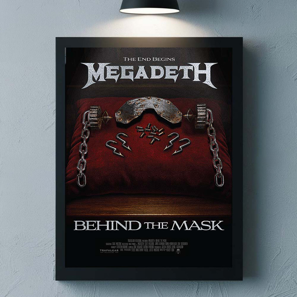 Megadeth The End Begins Behind The Mask Poster Megadeth Merch Gifts For Band Fans Megadeth The End Begins Behind The Mask Poster Megadeth Merch Gifts For Band Fans