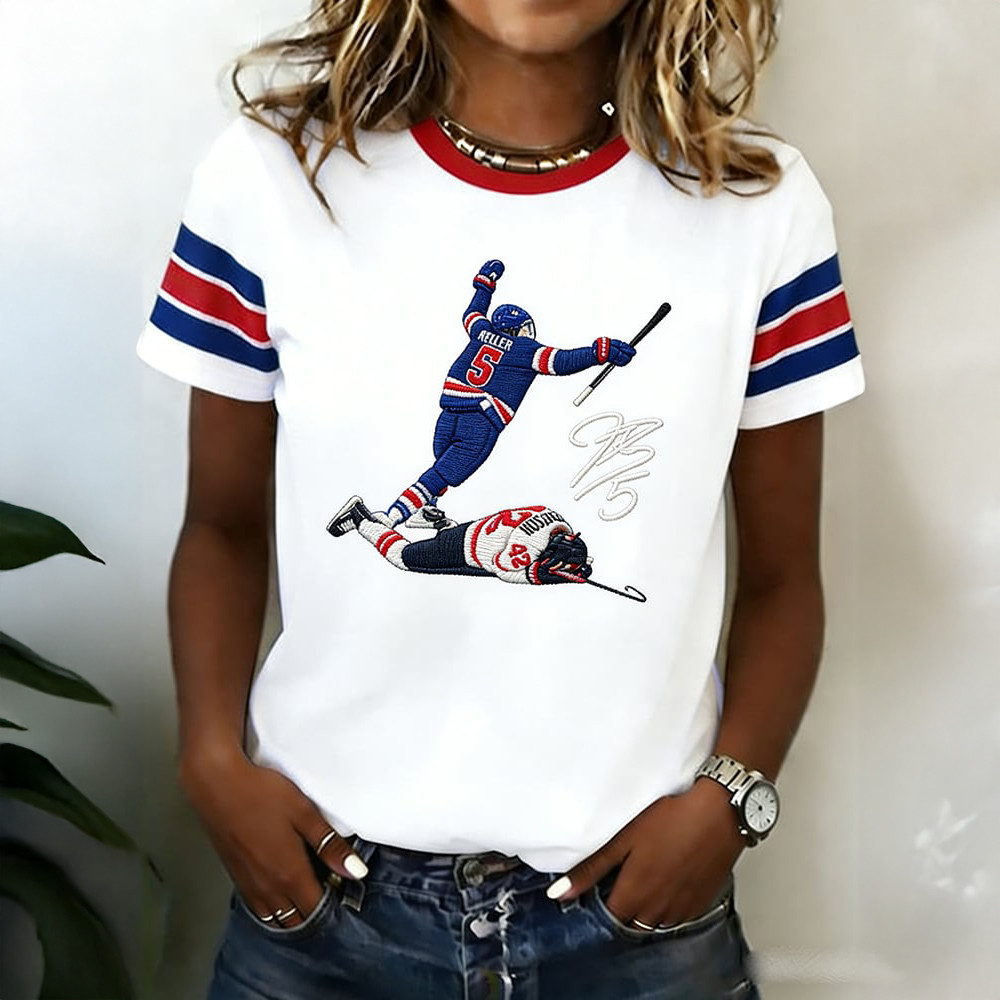 Megan Keller USA Women's Hockey T-Shirt USA Ice Hockey Shirt 2026 Winter Olympic Gear