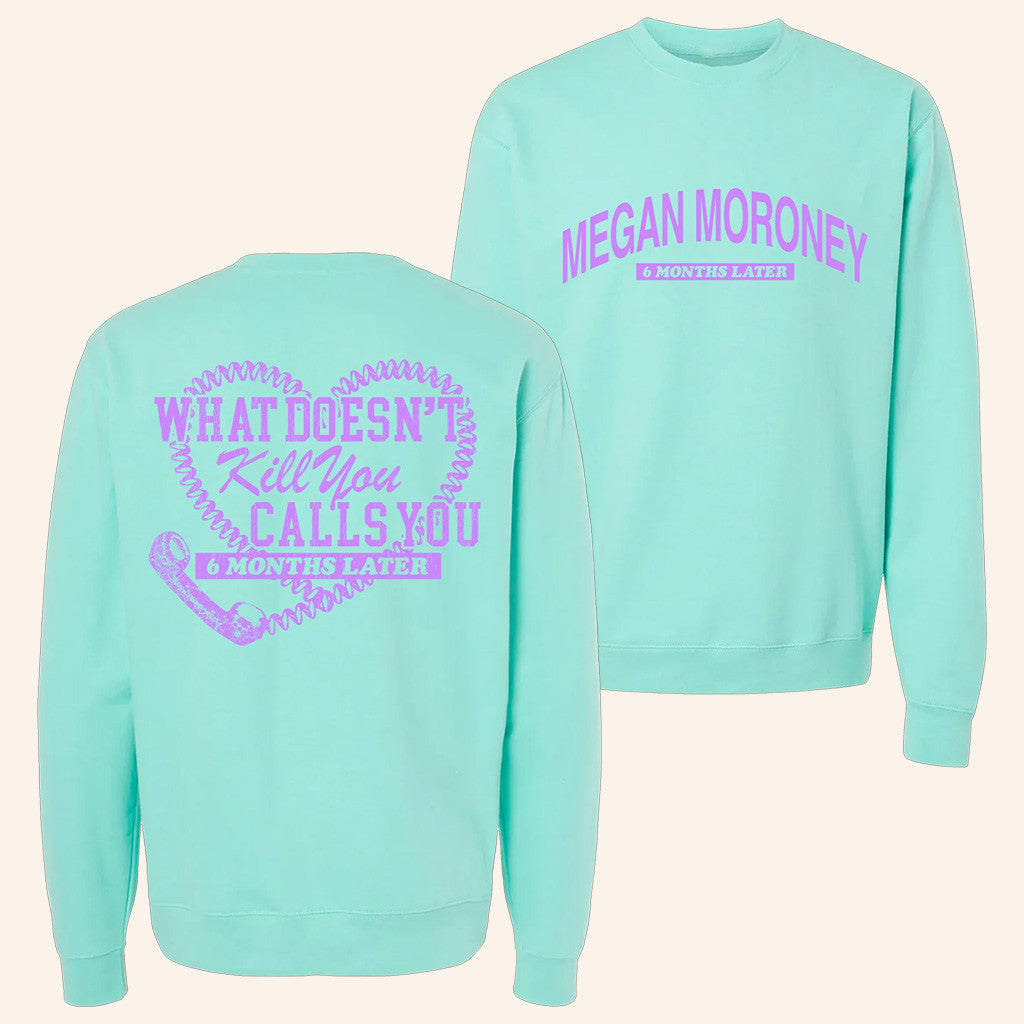 Megan Moroney Merch 6 Months Later Crewneck Sweatshirt Gifts For Her Megan Moroney Merch 6 Months Later Crewneck Sweatshirt Gifts For Her