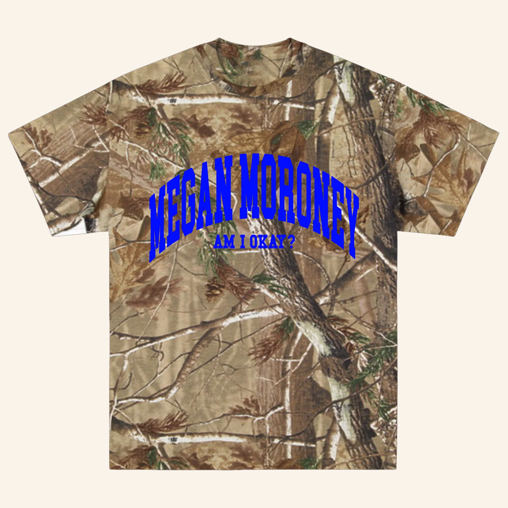 Megan Moroney Merch Am I Okay Real Tree Camo T-Shirt Gifts For Fans