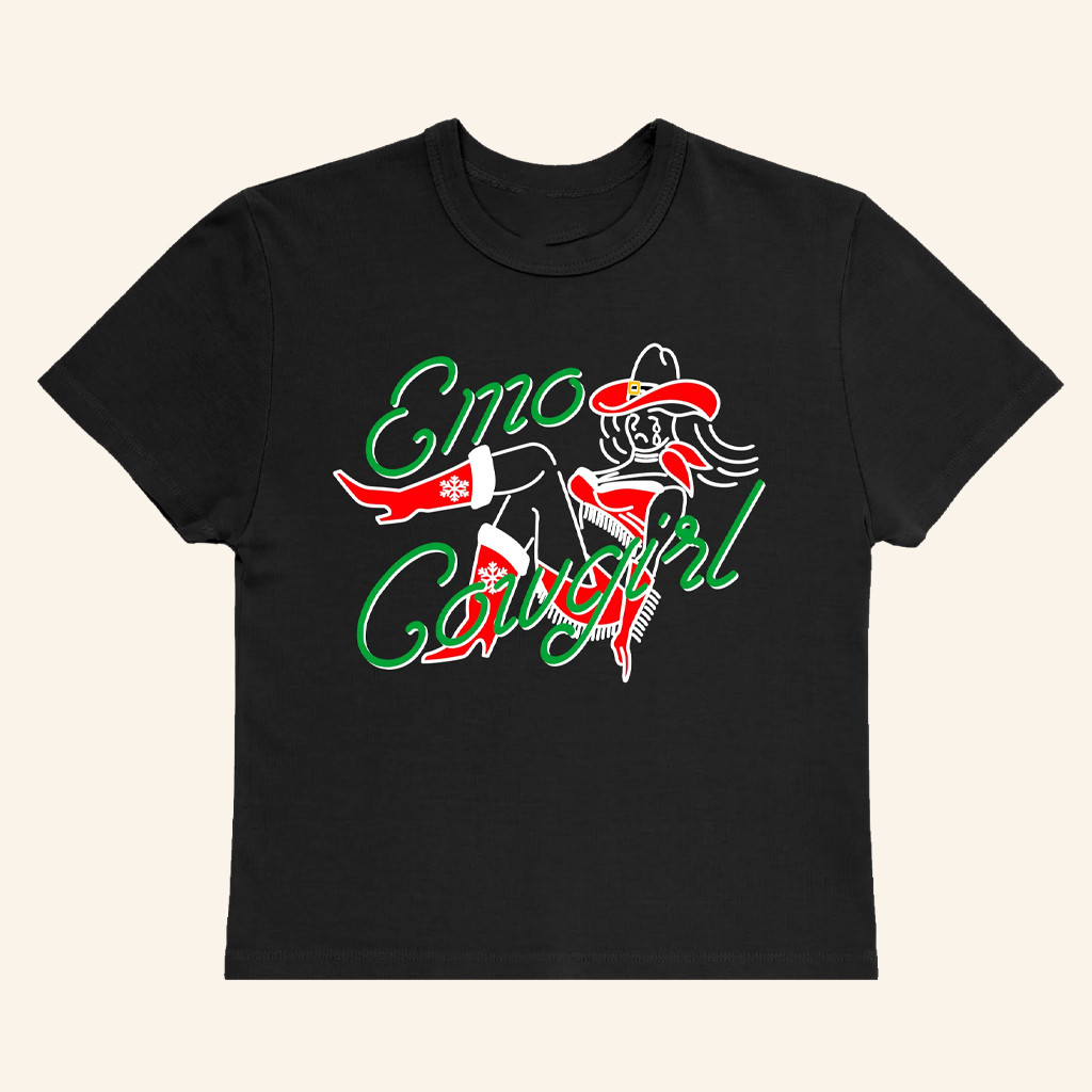 Megan Moroney Merch Emo Cowgirl Holiday Baby Tee Gifts For Girlfriend