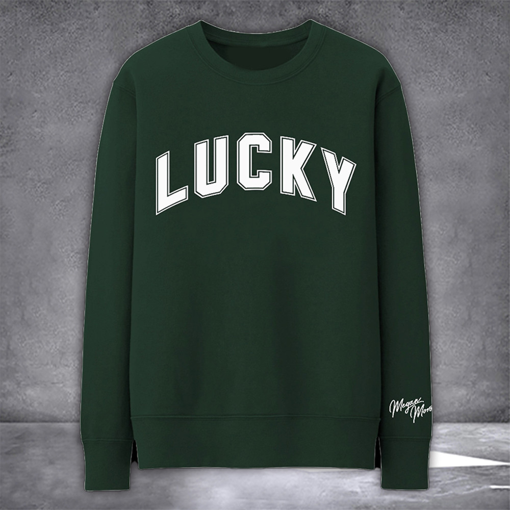 Megan Moroney Merch Sweatshirt Green Lucky Crewneck Megan Moroney Tour Merch Apparel